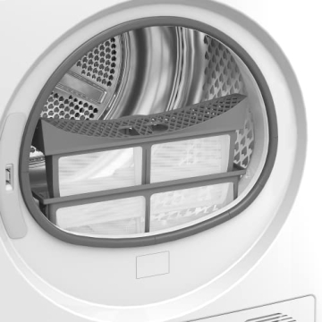 Filter des Beko Wärmepumpentrockner B3T32491