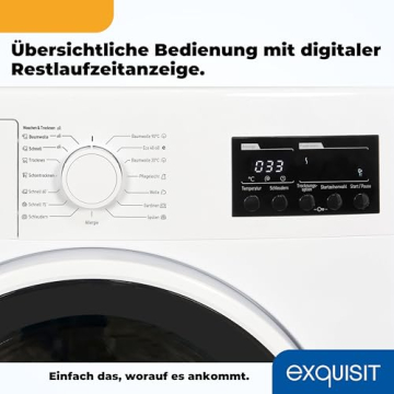 Bedienfeld des Exquisit WT8614-060D