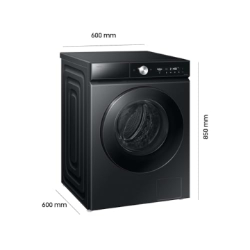 Abmessungen des Samsung Bespoke AI Waschtrockner WD90DB8B85GBU2